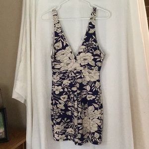 Lush Dresses - Navy flower tight dress Lush Dresses - Navy flower tight dress